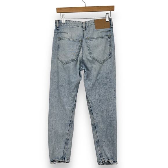 rag & bone Fairfield Engineer Jeans Light Wash Cotton Women's 25 Light Wash - Picture 3 of 11